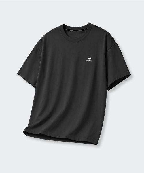 AFRESH（アフレッシュ）の「エアストレッチショートスリーブ_ブラックトレーニング（Tシャツ/カットソー・レディース・その他・M/L/XL）」の2枚目の写真