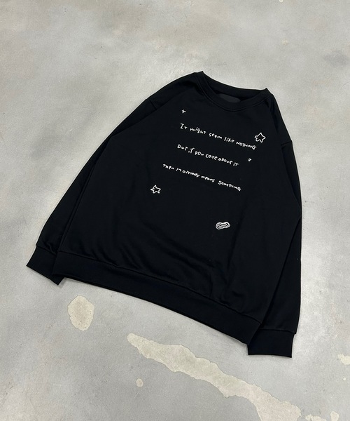 UNDERSTATEMENTs（アンダーステイトメント）の「【ユニセックス】アートデザインプリントスウェット（スウェット・メンズ・レッド/イエロー/ブラック・LARGE/MEDIUM）」の13枚目の写真