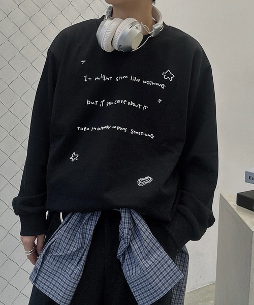 UNDERSTATEMENTs（アンダーステイトメント）の「【ユニセックス】アートデザインプリントスウェット（スウェット・メンズ・レッド/イエロー/ブラック・LARGE/MEDIUM）」の20枚目の写真