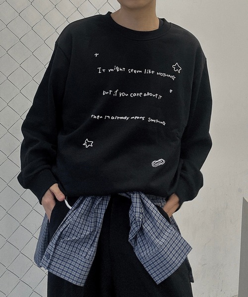 UNDERSTATEMENTs（アンダーステイトメント）の「【ユニセックス】アートデザインプリントスウェット（スウェット・メンズ・レッド/イエロー/ブラック・LARGE/MEDIUM）」の21枚目の写真