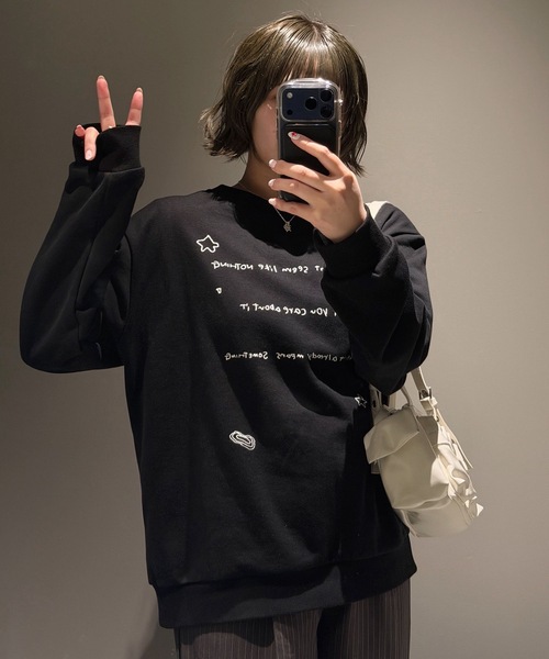 UNDERSTATEMENTs（アンダーステイトメント）の「【ユニセックス】アートデザインプリントスウェット（スウェット・メンズ・レッド/イエロー/ブラック・LARGE/MEDIUM）」の8枚目の写真