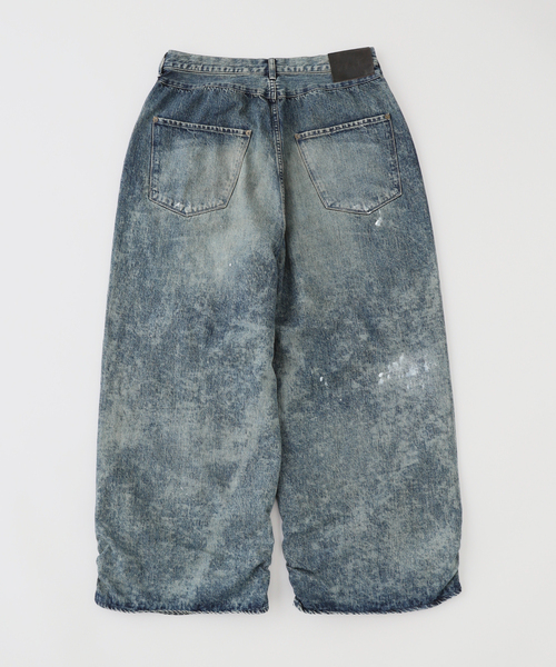 PULP/417EDIFICE（パルプフォーワンセブンエディフィス）の「refomed / リフォメッド FRESH MAN DENIM WIDE PANTS "PAINT"（デニムパンツ・メンズ・ブルー系その他・3/2）」の2枚目の写真