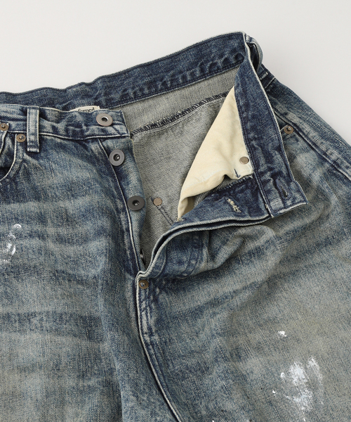 PULP/417EDIFICE（パルプフォーワンセブンエディフィス）の「refomed / リフォメッド FRESH MAN DENIM WIDE PANTS "PAINT"（デニムパンツ・メンズ・ブルー系その他・3/2）」の7枚目の写真