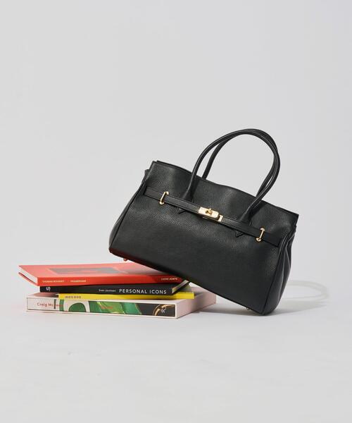 URBAN RESEARCH（アーバンリサーチ）の「MILLELA FIRENZE　レザーカナグトートバッグ（トートバッグ・レディース・ブラウン/ブラック・-）」の2枚目の写真