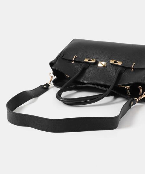 URBAN RESEARCH（アーバンリサーチ）の「MILLELA FIRENZE　レザーカナグトートバッグ（トートバッグ・レディース・ブラウン/ブラック・-）」の5枚目の写真