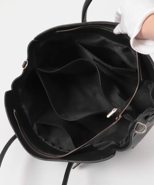 URBAN RESEARCH（アーバンリサーチ）の「MILLELA FIRENZE　レザーカナグトートバッグ（トートバッグ・レディース・ブラウン/ブラック・-）」の4枚目の写真