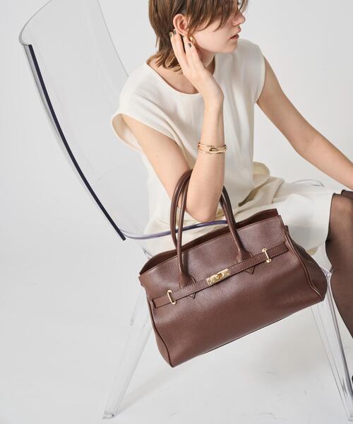 URBAN RESEARCH（アーバンリサーチ）の「MILLELA FIRENZE　レザーカナグトートバッグ（トートバッグ・レディース・ブラウン/ブラック・-）」の13枚目の写真