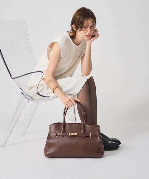 URBAN RESEARCH（アーバンリサーチ）の「MILLELA FIRENZE　レザーカナグトートバッグ（トートバッグ・レディース・ブラウン/ブラック・-）」の11枚目の写真