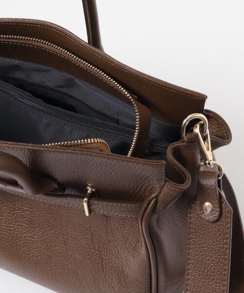 URBAN RESEARCH（アーバンリサーチ）の「MILLELA FIRENZE　レザーカナグトートバッグ（トートバッグ・レディース・ブラウン/ブラック・-）」の9枚目の写真