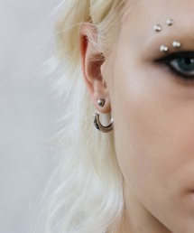 DTYYPE（ドタイプ）の「２WAYラウンドエッジフープピアス（ピアス（両耳用））」