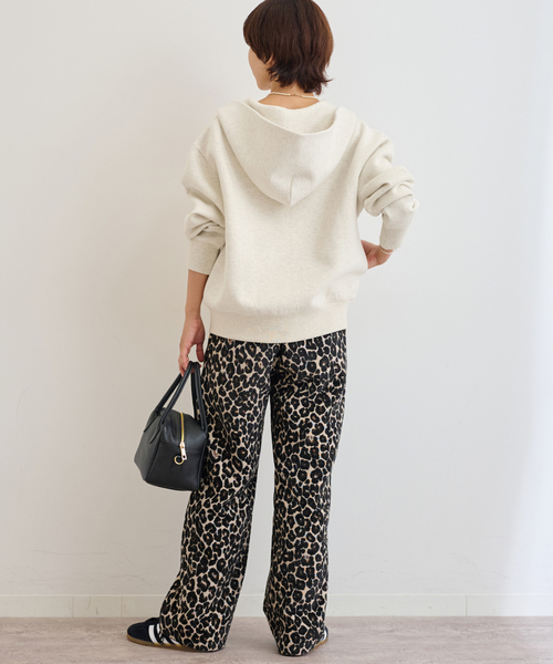 JOURNAL STANDARD relume（ジャーナルスタンダード　レリューム）の「《追加》フーディーコンパクトブルゾン（パーカー・レディース・チャコールグレー/アイボリー/ブラウン・FREE）」の17枚目の写真