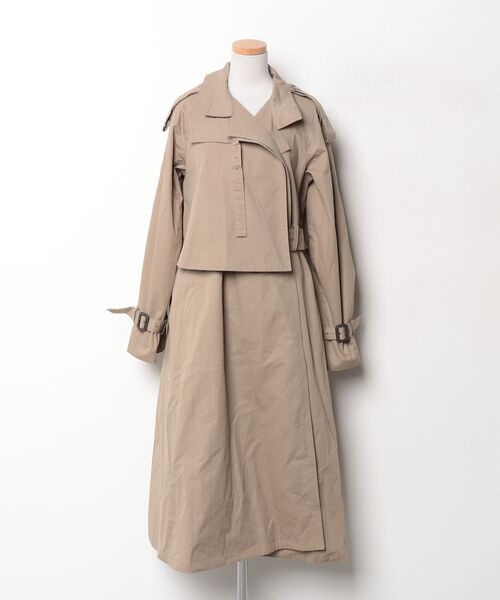 ブランド古着】RANDEBOO｜ランデブーのトレンチコート（ベージュ系