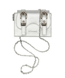 NOT KNOWING（ノットノーイング）の「SADDLE BELTED MICRO BAG (SILVER)（メッセンジャーバッグ）」