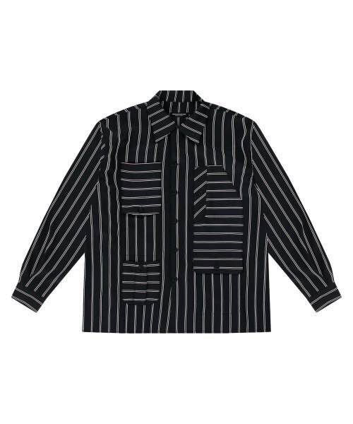 HONGWOOSUNG(ホンウソン)の「FUNCTIONAL POCKET WORKWEAR SHIRTS_BLACK(シャツ/ブラウス・メンズ・その他・S/M/L)」の1枚目の写真