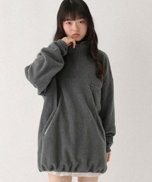 Heather | ハーフZIPフリースミニワンピース　636610(ワンピース)