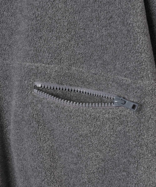 Heather(ヘザー)の「ハーフZIPフリースミニワンピース 636610(ワンピース・レディース・ネイビー/チャコールグレー・FREE)」の8枚目の写真
