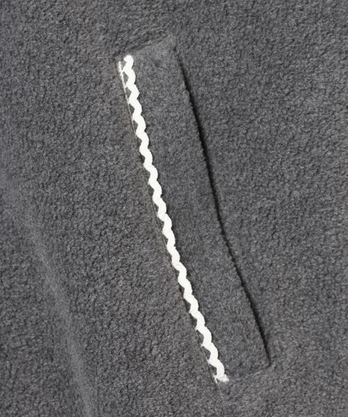 Heather(ヘザー)の「ハーフZIPフリースミニワンピース 636610(ワンピース・レディース・ネイビー/チャコールグレー・FREE)」の13枚目の写真