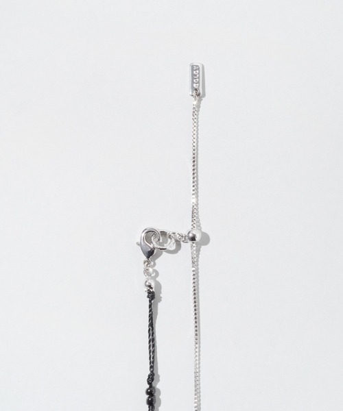 GOLDY（ゴールディ）の「ブラック スレッド ドット チョーカー（ネックレス・レディース・シルバー/ブラック・FREE）」の13枚目の写真