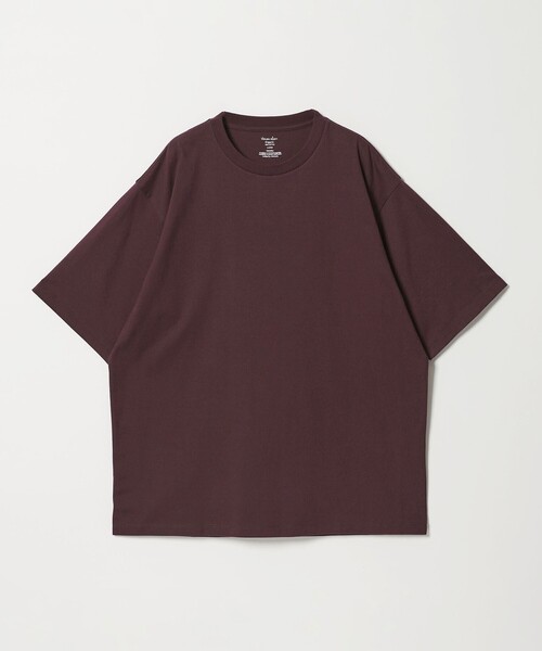 Steven Alan（スティーブンアラン）の「＜Steven Alan＞ オーガニックコットン ショートスリーブ Tシャツ（Tシャツ/カットソー・メンズ・ホワイト/ワインレッド/ダークグレー/ロイヤルブルー/モカ/ブラック・L/XL/S/M）」の6枚目の写真