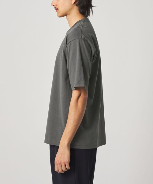 Steven Alan（スティーブンアラン）の「＜Steven Alan＞ オーガニックコットン ショートスリーブ Tシャツ（Tシャツ/カットソー・メンズ・ホワイト/ワインレッド/ダークグレー/ロイヤルブルー/モカ/ブラック・L/XL/S/M）」の8枚目の写真