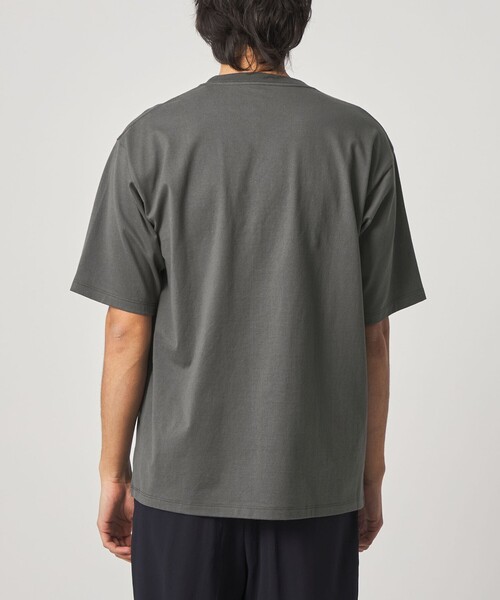 Steven Alan（スティーブンアラン）の「＜Steven Alan＞ オーガニックコットン ショートスリーブ Tシャツ（Tシャツ/カットソー・メンズ・ホワイト/ワインレッド/ダークグレー/ロイヤルブルー/モカ/ブラック・L/XL/S/M）」の9枚目の写真