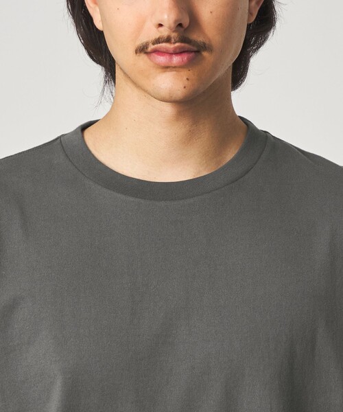 Steven Alan（スティーブンアラン）の「＜Steven Alan＞ オーガニックコットン ショートスリーブ Tシャツ（Tシャツ/カットソー・メンズ・ホワイト/ワインレッド/ダークグレー/ロイヤルブルー/モカ/ブラック・L/XL/S/M）」の10枚目の写真