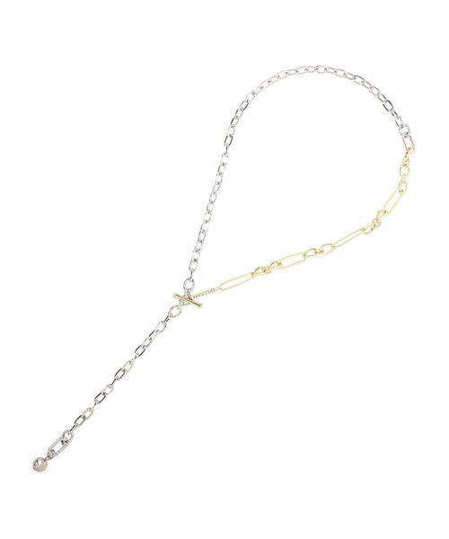 Green Parks(グリーンパークス)の「マルチウェイチェーンMIXネックレス(ネックレス・レディース・その他6・FREE)」の2枚目の写真