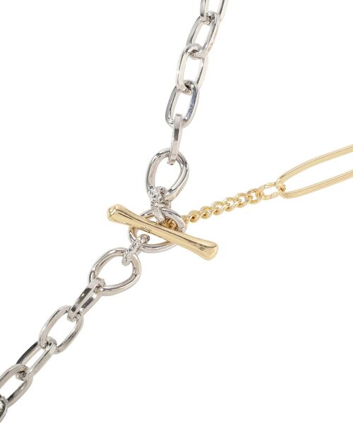 Green Parks(グリーンパークス)の「マルチウェイチェーンMIXネックレス(ネックレス・レディース・その他6・FREE)」の3枚目の写真
