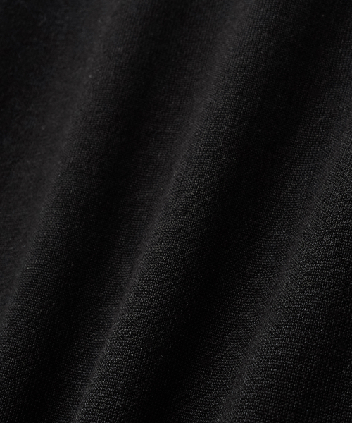 NOIRER（ノイア）の「ローカットポロニット（ブラック）（ニット/セーター・メンズ・その他・48/50/52）」の5枚目の写真