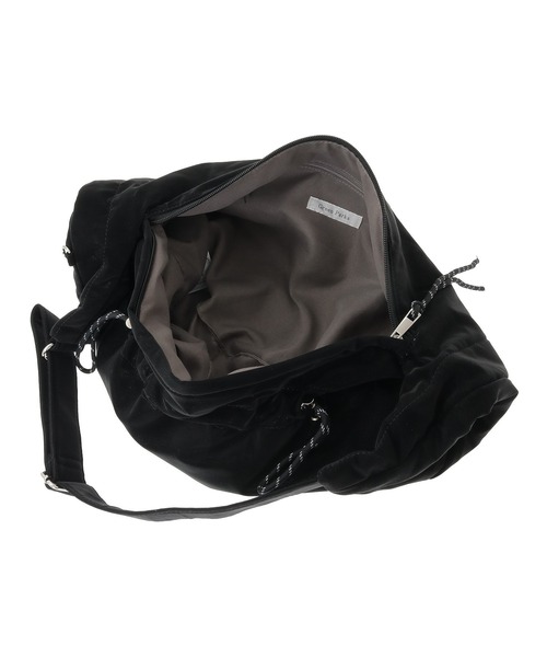 Green　Parks（グリーンパークス）の「ドロストワンショルダーバッグ（ショルダーバッグ・レディース・ブラック/ベージュ・FREE）」の10枚目の写真