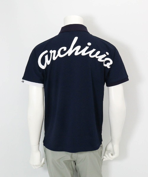 archivio(アルチビオ)の「<MENS>UV速乾ドルマンポロシャツ(ポロシャツ・メンズ・ネイビー/ホワイト/グリーン・LL/L/M)」の12枚目の写真