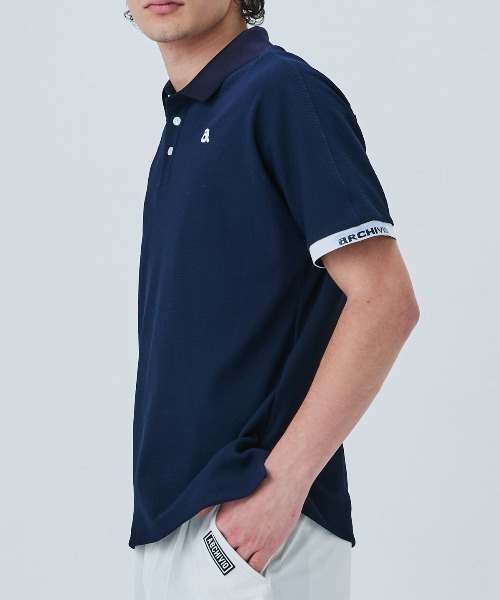 archivio(アルチビオ)の「<MENS>UV速乾ドルマンポロシャツ(ポロシャツ・メンズ・ネイビー/ホワイト/グリーン・LL/L/M)」の15枚目の写真