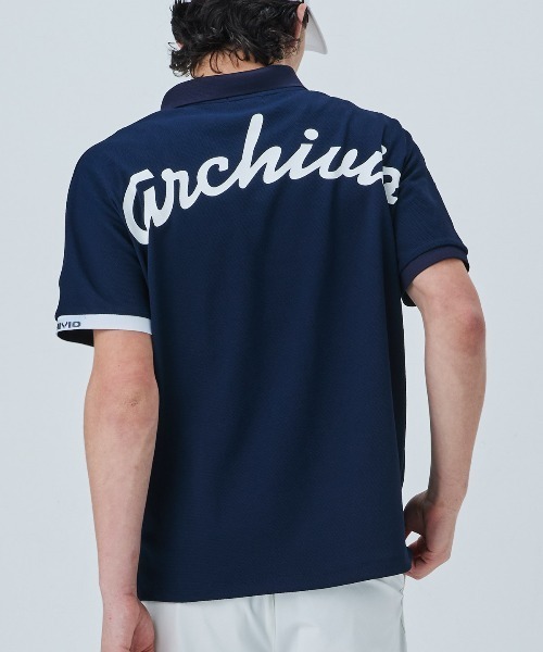 archivio(アルチビオ)の「<MENS>UV速乾ドルマンポロシャツ(ポロシャツ・メンズ・ネイビー/ホワイト/グリーン・LL/L/M)」の16枚目の写真