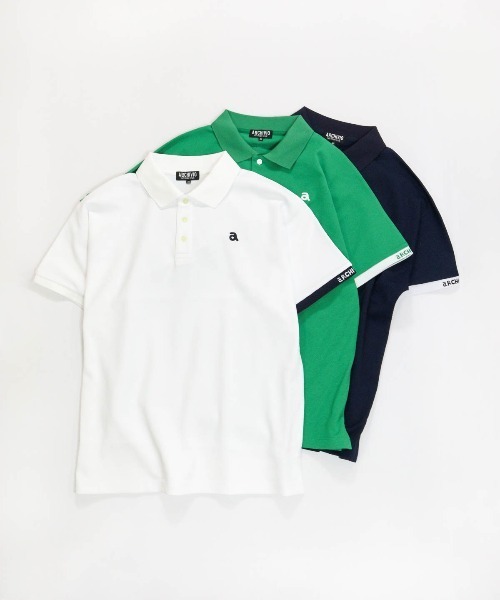 archivio(アルチビオ)の「<MENS>UV速乾ドルマンポロシャツ(ポロシャツ・メンズ・ネイビー/ホワイト/グリーン・LL/L/M)」の8枚目の写真