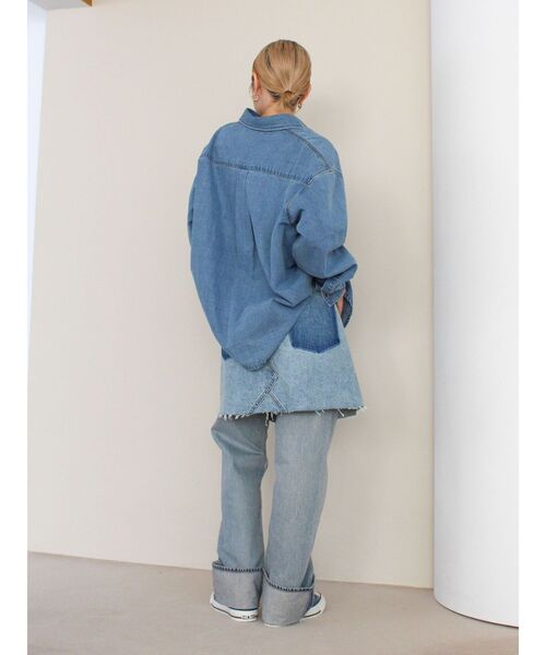 Ungrid（アングリッド）の「CONVERSEコラボデニムALL STAR AGED HI / UG15TH（スニーカー・レディース・ブルー・28/27.5/26.5/25.5/24.5/23.5/22.5）」の14枚目の写真