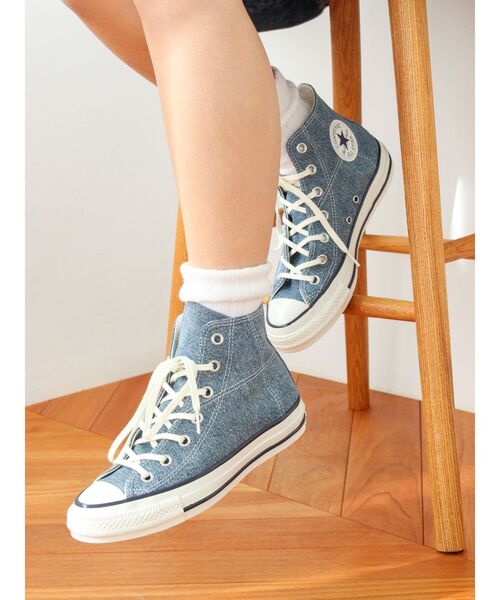 Ungrid（アングリッド）の「CONVERSEコラボデニムALL STAR AGED HI / UG15TH（スニーカー・レディース・ブルー・28/27.5/26.5/25.5/24.5/23.5/22.5）」の15枚目の写真