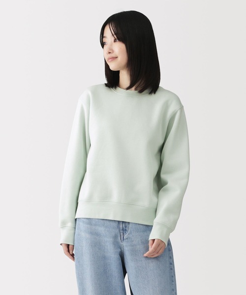 無印良品（ムジルシリョウヒン）の「婦人　スウェットシャツ（スウェット・レディース・ブラック/ライトピンク/オフホワイト/グレー/ダークグレー/ブルー系/ライトグリーン・M/L/XL/S）」の5枚目の写真