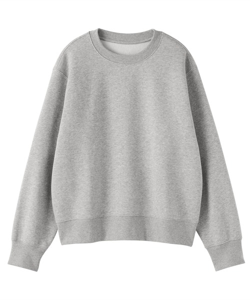 無印良品（ムジルシリョウヒン）の「婦人　スウェットシャツ（スウェット・レディース・ブラック/ライトピンク/オフホワイト/グレー/ダークグレー/ブルー系/ライトグリーン・M/L/XL/S）」の8枚目の写真