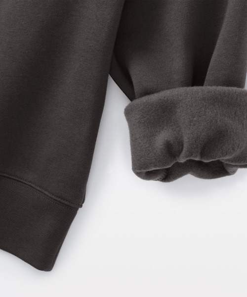 無印良品（ムジルシリョウヒン）の「婦人　スウェットシャツ（スウェット・レディース・ブラック/ライトピンク/オフホワイト/グレー/ダークグレー/ブルー系/ライトグリーン・M/L/XL/S）」の11枚目の写真