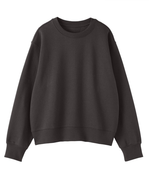 無印良品（ムジルシリョウヒン）の「婦人　スウェットシャツ（スウェット・レディース・ブラック/ライトピンク/オフホワイト/グレー/ダークグレー/ブルー系/ライトグリーン・M/L/XL/S）」の12枚目の写真