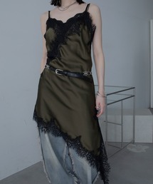 VACANCY（ヴァカンシー）の「レースドッキングアシンメトリーキャミワンピース（ワンピース）」