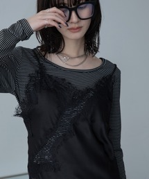 VACANCY（ヴァカンシー）の「レースドッキングアシンメトリーキャミワンピース（ワンピース）」