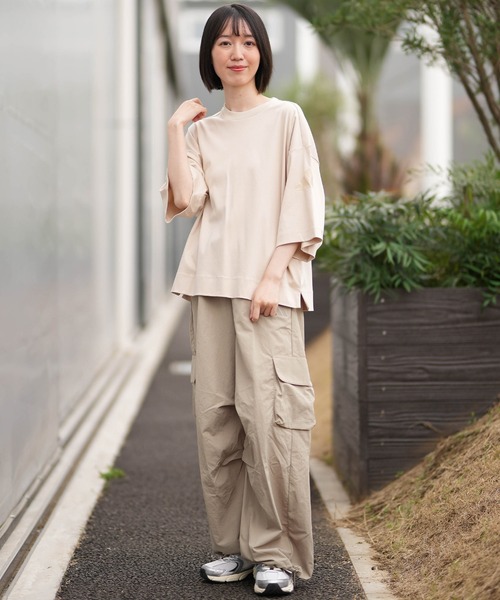 adidas(アディダス)の「adidas/アディダス W SOFTLUX ルーズフィット Tシャツ KLH94(Tシャツ/カットソー・レディース・オフホワイト・M/L)」の10枚目の写真