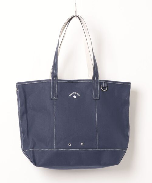 CONVERSE(コンバース)の「【CONVERSE】CV AS CANVAS TOTE BAG M / コンバース ロゴ コットンキャンバストートバッグ Mサイズ(トートバッグ・メンズ・ネイビー/レッド/グレー/ライトブラウン/オフホワイト/ブラック/ベージュ・FREE)」の6枚目の写真