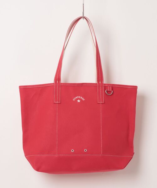 CONVERSE(コンバース)の「【CONVERSE】CV AS CANVAS TOTE BAG M / コンバース ロゴ コットンキャンバストートバッグ Mサイズ(トートバッグ・メンズ・ネイビー/レッド/グレー/ライトブラウン/オフホワイト/ブラック/ベージュ・FREE)」の7枚目の写真