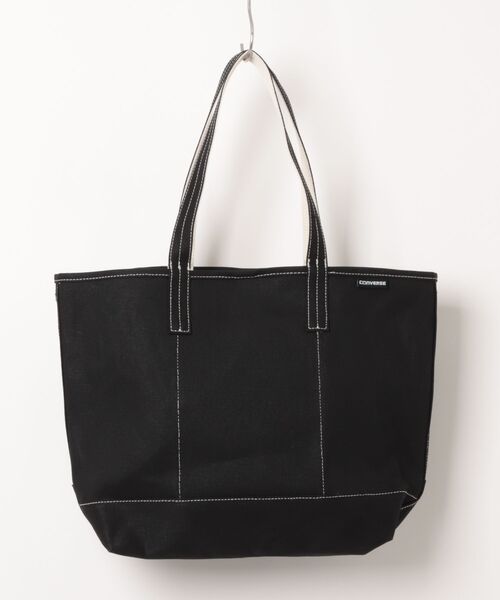 CONVERSE(コンバース)の「【CONVERSE】CV AS CANVAS TOTE BAG M / コンバース ロゴ コットンキャンバストートバッグ Mサイズ(トートバッグ・メンズ・ネイビー/レッド/グレー/ライトブラウン/オフホワイト/ブラック/ベージュ・FREE)」の8枚目の写真