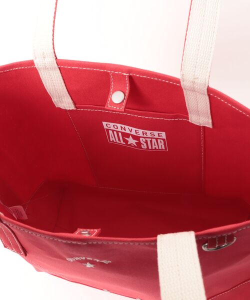 CONVERSE(コンバース)の「【CONVERSE】CV AS CANVAS TOTE BAG M / コンバース ロゴ コットンキャンバストートバッグ Mサイズ(トートバッグ・メンズ・ネイビー/レッド/グレー/ライトブラウン/オフホワイト/ブラック/ベージュ・FREE)」の14枚目の写真