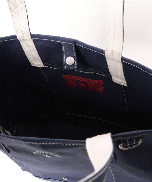 CONVERSE(コンバース)の「【CONVERSE】CV AS CANVAS TOTE BAG M / コンバース ロゴ コットンキャンバストートバッグ Mサイズ(トートバッグ・メンズ・ネイビー/レッド/グレー/ライトブラウン/オフホワイト/ブラック/ベージュ・FREE)」の15枚目の写真