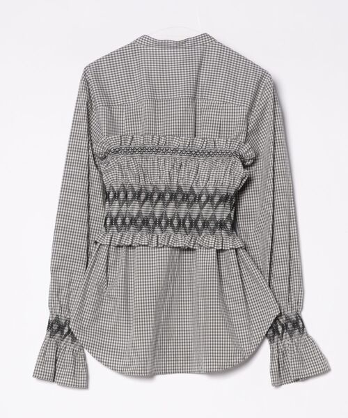 Vivienne Westwood(ヴィヴィアンウエストウッド)の「ビスチェ付シャーリングシャツ(シャツ/ブラウス・レディース・ブラック系その他/ブルー系その他・FREE)」の3枚目の写真