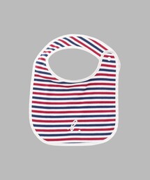 agnes b.（アニエスベー）の「ベビー "b."ロゴ 刺繍 トリコロールボーダー コットン スタイ（その他）」